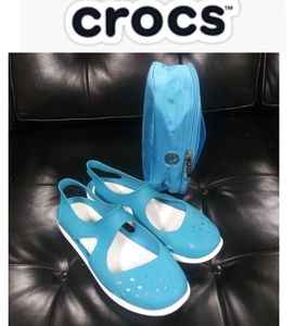 Crocs | Powder Blue Slip-on Sandals